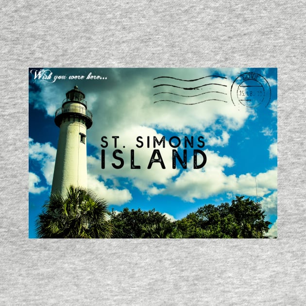 St. Simons Island Postcard (color) by Jeff Allyn Szwast